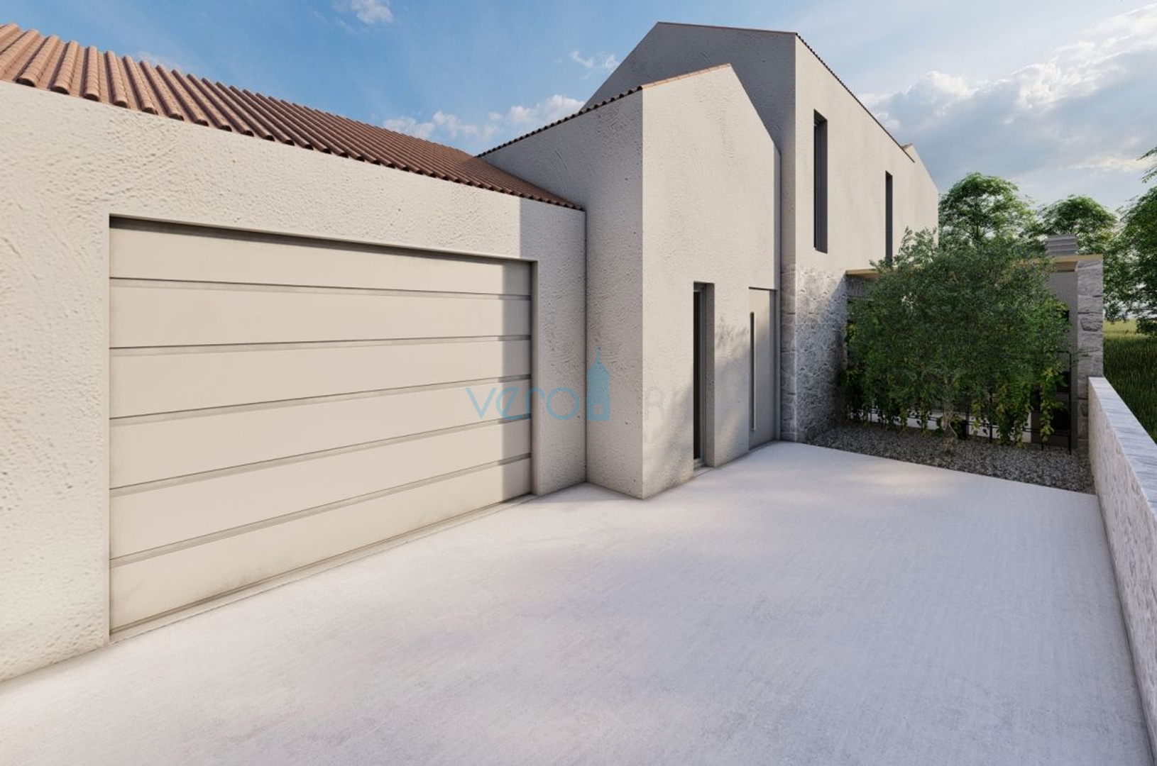 Vrbnik, surroundings, Building land 794 m2 with submitted documentation for a building permit, for sale